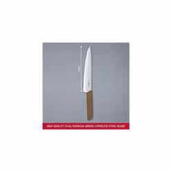 Swiss Modern Carving Knife 85 Walnut Wood