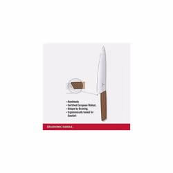 Swiss Modern Carving Knife 85 Walnut Wood