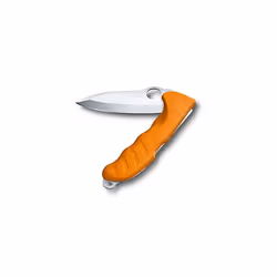 Victorinox Hunter Pro Swiss Army Pocket Knife, Large, Multi Tool, 2 Functions, Large Locking Blade, One Hand, Orange