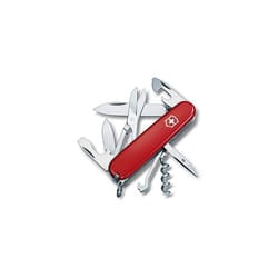 Pocket Knife, Stainless Steel, Red, Medium
