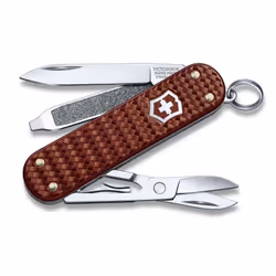 Victorinox CLASSIC PRECIOUS ALOX swiss army knife - Special Edition - Gift Box - brown