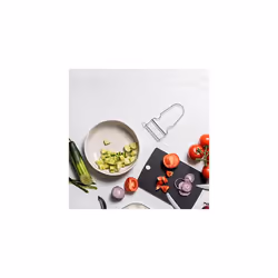 Star Peeler, Double-Edged Blade, Extra Sharp Straight Cut, Stainless Steel, Colour Metal,6.0912 - Additional view 5