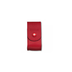 ) Genuine Victorinox Holster - Swiss Army Knife Belt Pouch - Various Colours - Red (2-4 Layer