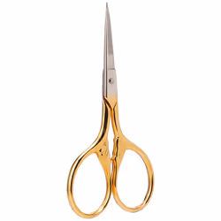embroidery scissors, gold plated
