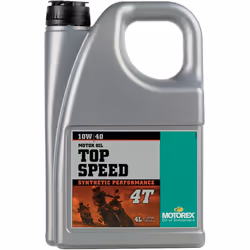 Engine oil; MOTOREX; Top Speed 4T; 10W-40 4 Part Synthetic Oil
