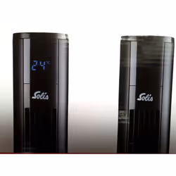 Solis Easy Breezy 757 Tower Fan With Temperature Display & Remote - 3 Speed Settings - Dust Filter