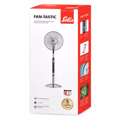 Solis Fan-Tastic Integrated Air Ioniser Remote Control Floor Standing Fan