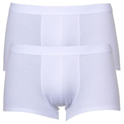 24/7 2-Pack Hipster Boxer Trunks, White - XXL