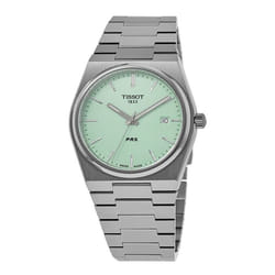 Tissot T-Classic PRX Stainless Steel Light Green Dial Quartz T137.410.11.091.01 100M Unisex Watch