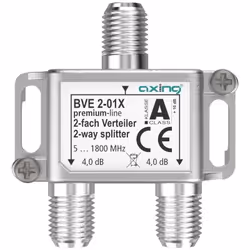 Axing BVE00201X cable splitter/combiner Aluminium