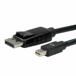 VALUE DisplayPort Cable, DP - Mini DP, M/M 5 m, 5 m, DisplayPort, Mini DisplayPort, Male, Male, Black