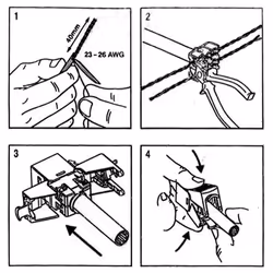 ROLINE Cat.6/Class E Keystone Jack, RJ-45, shielded, SLIM, toolless silver, Silver