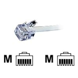 VALUE RJ-12 Cable, 6P4C 15 m
