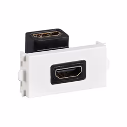 VALUE A/V Module (HDMI F adapter,angled), HDMI, HDMI, Black, White