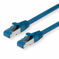VALUE 0.5m S/FTP Cat.6a, 0.5 m, Cat6a, S/FTP (S-STP), RJ-45, RJ-45, Blue