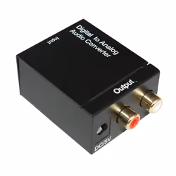 VALUE Audio Converter - Digital to Analogue, Black