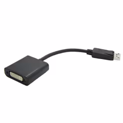 VALUE Cableadapter, DP M - DVI F, 0.15 m, DisplayPort, DVI, Male, Female, Black