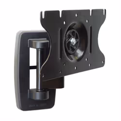 ROLINE 17.03.0006, 101.6 cm (40"), 75 x 75 mm, 200 x 200 mm, -10 - 10°, Metal, Black