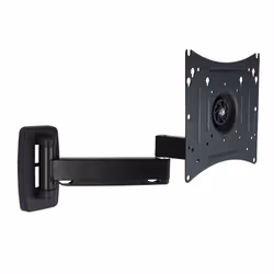 ROLINE 17.03.0009, 101.6 cm (40"), 75 x 75 mm, 200 x 200 mm, -10 - 10°, Metal, Black