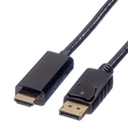 ROLINE DisplayPort Cable, DP - UHDTV, M/M, 2 m