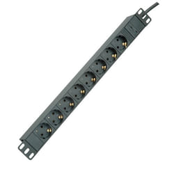 ROLINE 19.07.1623 power extension 2 m 8 AC outlet(s) Indoor Black