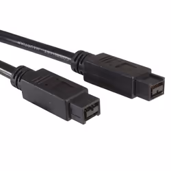 ROLINE IEEE1394b FireWire Cable, 9/9-pin, 800Mbit/s, Type A-A 1.8 m