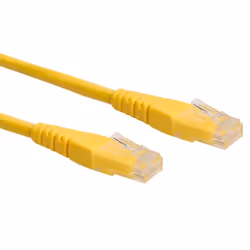 ROLINE UTP Patch Cord Cat.6, yellow 3m, 3 m, Cat6, U/UTP (UTP), RJ-45, RJ-45, Yellow