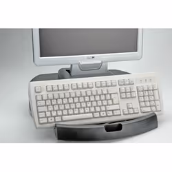 ROLINE Dual Monitor/Printer Stand Trend black