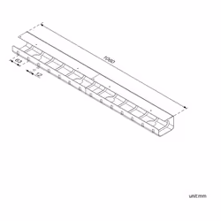 ROLINE 17.03.1302 cable tray Straight cable tray Silver