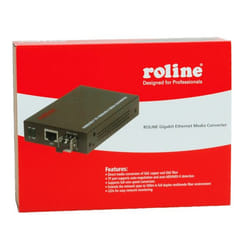 ROLINE Gigabit Converter, incl. mini GBIC, RJ45 to LC