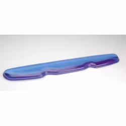 ROLINE Silicon Wrist Pad for Keyboard, transparent blue