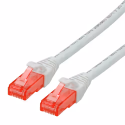 ROLINE 21.15.2561, 1 m, Cat6, U/UTP (UTP), RJ-45, RJ-45, White