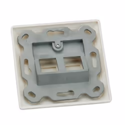 ROLINE Flush Mount Wall Oulet for Keystones, 2-port