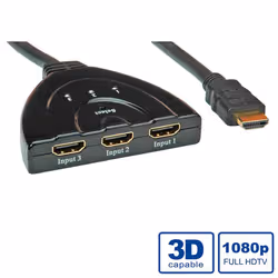 VALUE HDMI Switch, Automatic, 3-way - Additional view 2