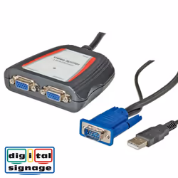 VALUE Portable VGA Video Splitter, 2-way 250 MHz - Additional view 2