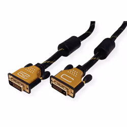 ROLINE GOLD Monitor Cable, DVI (24+1), Dual Link, M/M 2 m