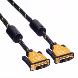 ROLINE GOLD Monitor Cable, DVI (24+1), Dual Link, M/M 3 m