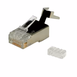 ROLINE Cat.6 Modular Plug, shielded, for Solid Wire 10 pcs.