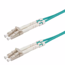 VALUE Fibre Optic Jumper Cable, 50/125µm, LC/LC, OM3, turquoise 10 m, LC, LC