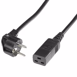 ROLINE Power Cord Schuko, IEC320 - C19 16A 3.0 m, 3 m, CEE7/7, C19 coupler, 250 V, 16 A