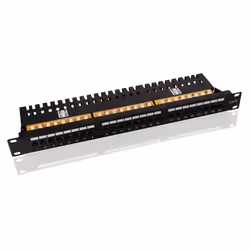 VALUE Cat.6/Class E 19" Patch Panel, 24 Ports, UTP black - Additional view 2