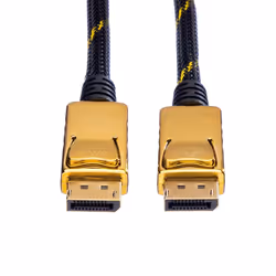 ROLINE 11.04.5639 DisplayPort cable 1.5 m Black, Gold