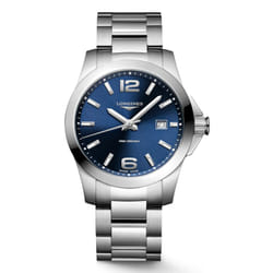 Longines Conquest Bracelet watch Male Quartz Silver