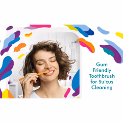 Toothbrush CS 5460 Ultra Soft - Manual toothbrush for adults with 5460 CUREN Filaments - Random color