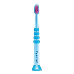 Baby Toothbrush - Soft Toothbrush for Babies & Kids 0-4 Years Old - 4260 Extra-fine CUREN Filaments for Gentle, efficient Brushing.