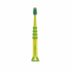 Baby Toothbrush - Soft Toothbrush for Babies & Kids 0-4 Years Old - 4260 Extra-fine CUREN Filaments for Gentle, efficient Brushing.