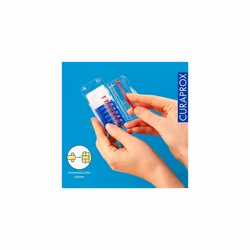Curaprox Interdental Brush CPS 07 Prime Refill Pack of 8 2.5 mm Efficiency Red