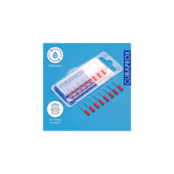 Curaprox Interdental Brush CPS 07 Prime Refill Pack of 8 2.5 mm Efficiency Red