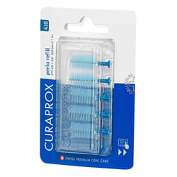 interdental Brushes CPS 410 perio, Refill, 5 Pieces, Blue, 2.8 mm Diameter, 10 mm Effectiveness, Refill Pack Without Holder
