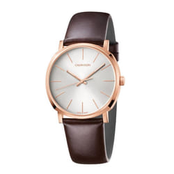 Calvin Klein K8Q316G6 Quartz Silver Dial Brown Leather Men's Watch